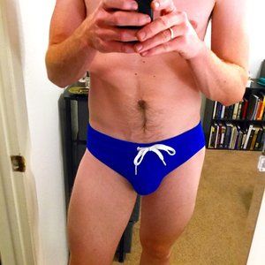 Blue 2xist swim brief